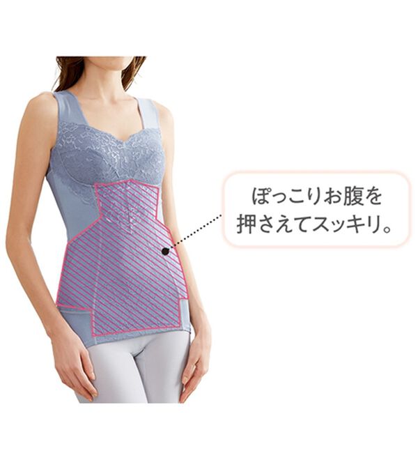 LAVIENNE（ラヴィエンヌ）の「【３色組】ＮＥＷ　華やか骨盤シェイパー（ボディスーツ・シェイパー）」｜詳細画像