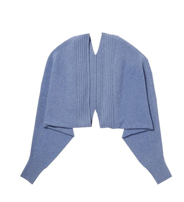 GeeRA（ジーラ）の「ふんわり柔らかニットボレロカーディガン（ニットカーディガン）」｜詳細画像