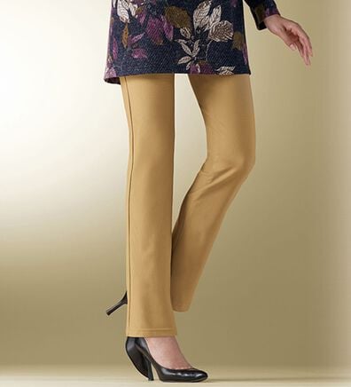 BELLUNA（ベルーナ）の「すっきり暖かストレッチスリムパンツ（フルレングスパンツ）」