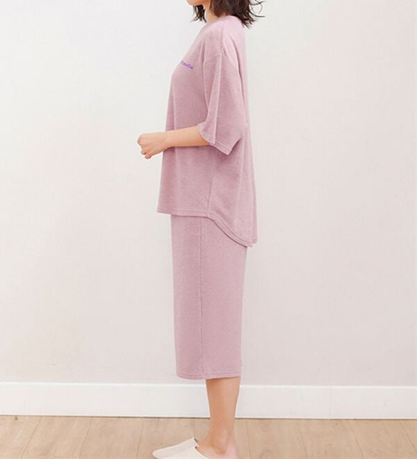 LAVIENNE（ラヴィエンヌ）の「【着るタオル】サラッと気持ちいい！ひんやりクールパイルパジャマ（パジャマ・ルームウェア）」｜詳細画像