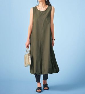 BELLUNA（ベルーナ）の「シャカシャカしづらいはっ水素材！バルーンワンピース（その他ワンピース）」｜詳細画像