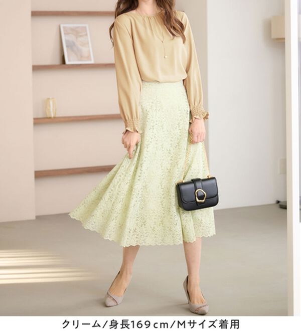 alotta（アロッタ）の「前後２ＷＡＹギャザーブラウス（ブラウス）」｜詳細画像