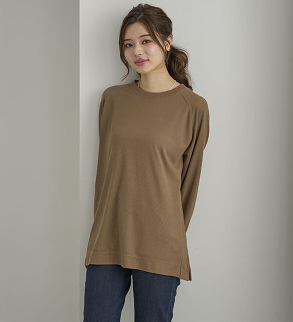 BELLUNA（ベルーナ）の「サイド切替ゆったりチュニック（チュニック）」｜詳細画像