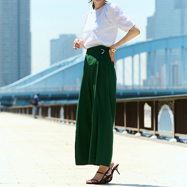 RANAN（ラナン）の「ロングスリットパンツ（フルレングスパンツ）」｜詳細画像