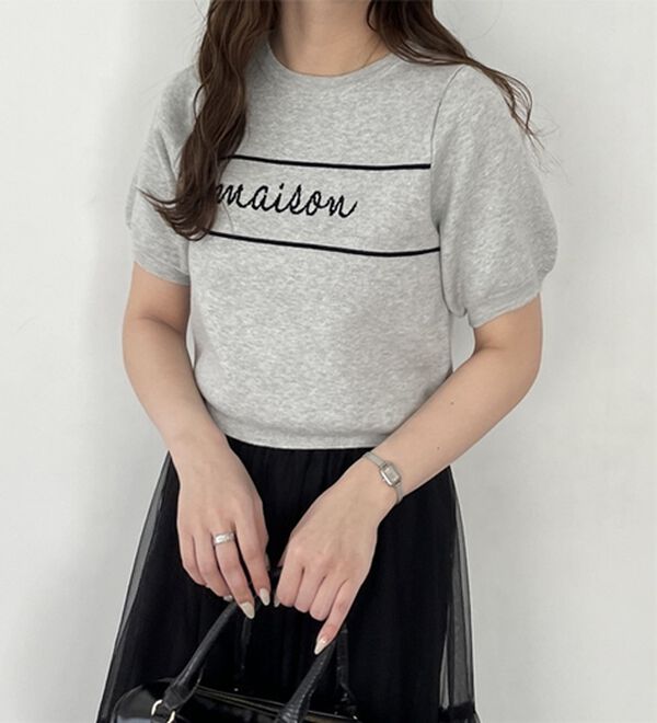 GeeRA（ジーラ）の「ロゴサマージャガードニット（ニット・セーター）」｜詳細画像