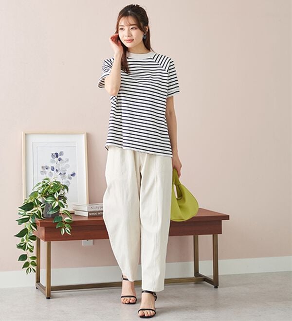 BELLUNA（ベルーナ）の「下半身カバーコクーンシルエットパンツ（フルレングスパンツ）」｜詳細画像