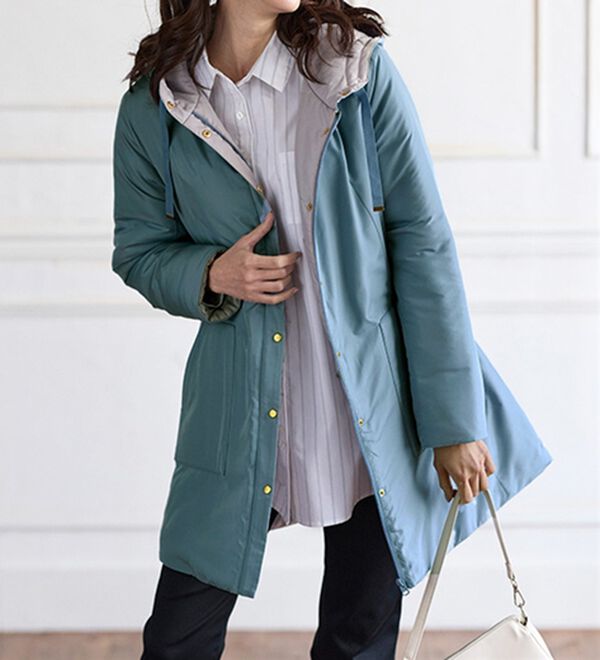 BELLUNA（ベルーナ）の「【Ａｉｒｙ＆Ｗａｒｍ】エアリーライトウォームコート（ハーフコート）」｜詳細画像