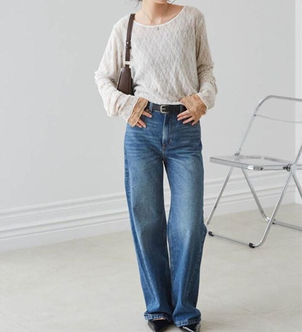 RANAN（ラナン）の「リバーシブルシアーレースＴ（カットソー）」｜詳細画像