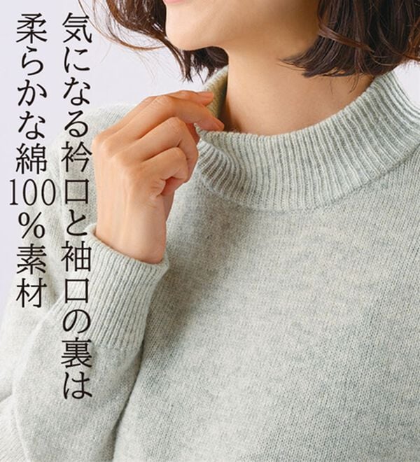 ルフラン（ルフラン）の「【３色組】新！洗えるウール１００％セーター（ニット・セーター）」｜詳細画像