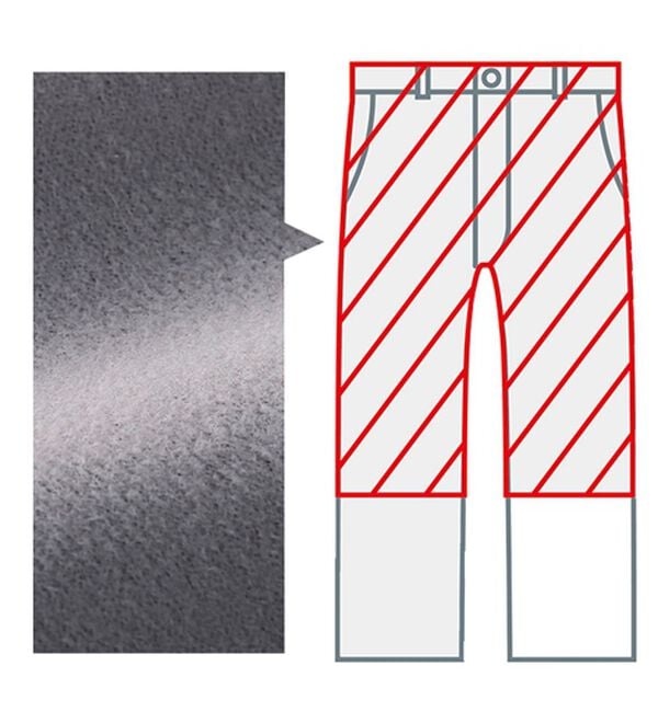 「裾上げ済ウエストストレッチスラックス　暖か裏地付（メンズスラックス）」｜詳細画像