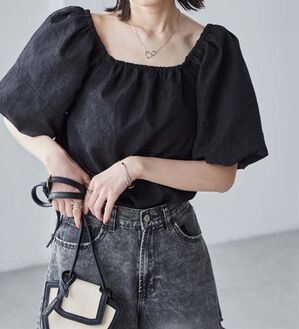 RANAN（ラナン）の「2WAYオフショルダーブラウス（ブラウス）」｜ブラック