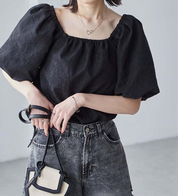 RANAN（ラナン）の「2WAYオフショルダーブラウス（ブラウス）」｜ブラック