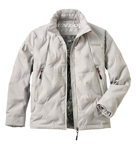 【ダンロップ・リファインド】裏アルミ防風・防寒アクティブブルゾンMオフホワイト ホシ服装 撥水 裏アルミ ウインタージャケット 939 防寒 軽量 作業服 作業着 ブルゾン アウター ジャンパー HOSHI-H IDIES プロノ