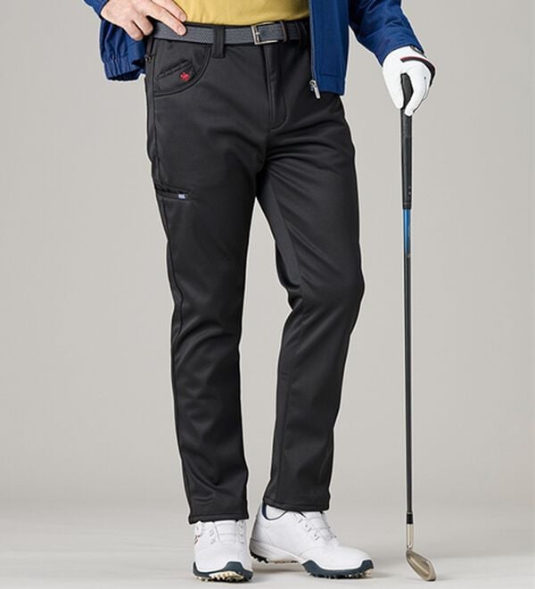 「【２本組】＜ポロ・ビーシーエス＞すっきり穿ける暖かパンツ（メンズフルレングスパンツ）」｜詳細画像