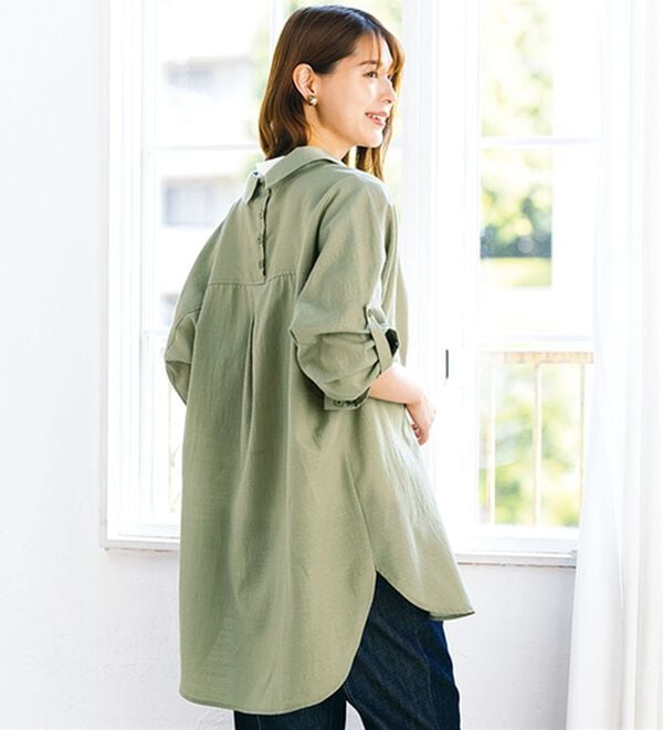 ルフラン（ルフラン）の「【３色組】「ゆったり好き」の為の羽織りシャツ（シャツ）」｜詳細画像