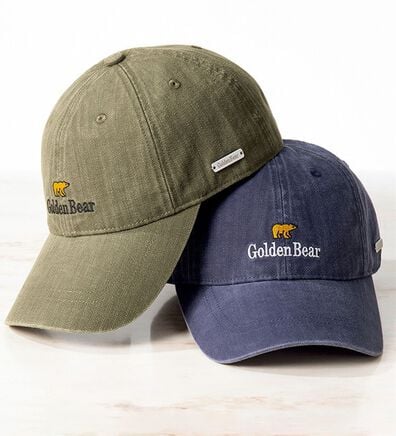 「＜ゴールデンベア＞上質素材のヘリンボーンキャップ（メンズ帽子）」