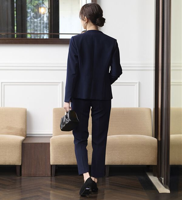 BELLUNA（ベルーナ）の「＜Ｃ／Ｓ＞ノーカラージャケット（ノーカラージャケット）」｜詳細画像