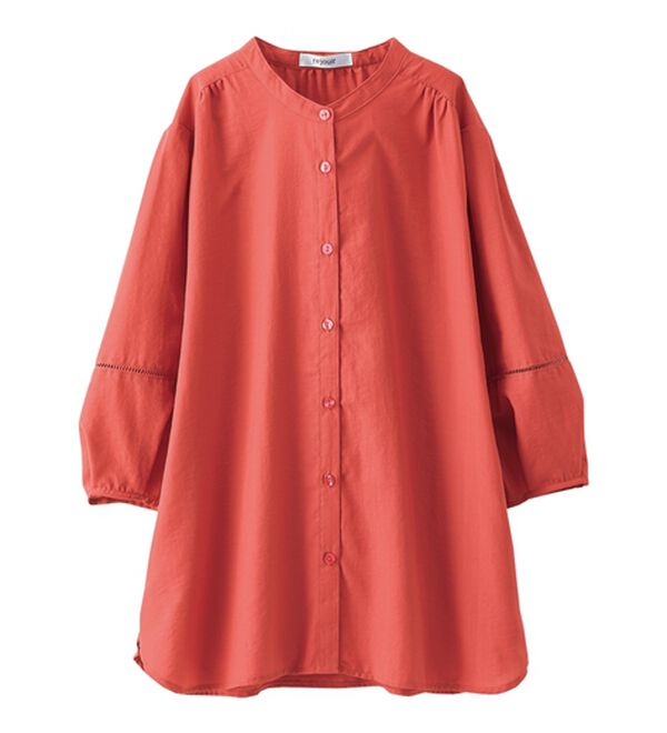 BELLUNA（ベルーナ）の「エアリービンテージ素材レース使いブラウス（ブラウス）」｜詳細画像