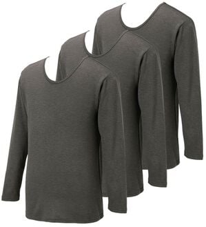 「【３枚組】温もり工房）　肌側綿１００％しっとり暖かインナー（メンズ肌着・インナーウェア）」｜詳細画像