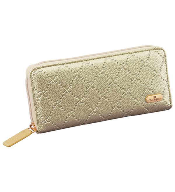 「ＮＥＷ　ユリ・コジマ　コインが分けられる財布（財布・パスケース）」｜シャンパンゴールド