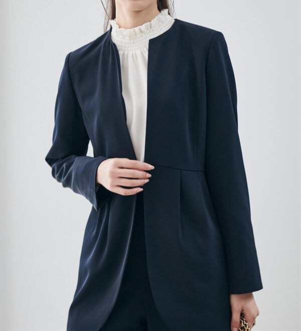 2点セット＞ラウンドヘムジャケットセットアップ - ベルーナ【公式】