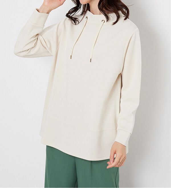 BELLUNA（ベルーナ）の「ワイドネック切替デザインプルオーバー（カットソー）」｜詳細画像