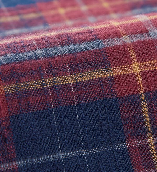 BELLUNA（ベルーナ）の「【２枚組】綿スラブ素材かっぽうチュニック（パジャマ・ルームウェア）」｜詳細画像