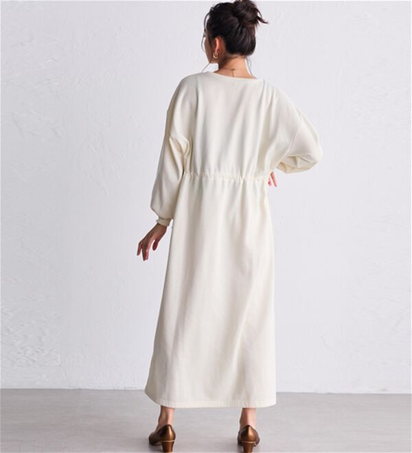 RANAN（ラナン）の「裏起毛！アンチピリング！ドロストワンピース（その他ワンピース）」｜詳細画像