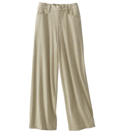 BELLUNA（ベルーナ）の「《ＨｕｇＲｅａｍコットン》ワイドパンツ（フルレングスパンツ）」