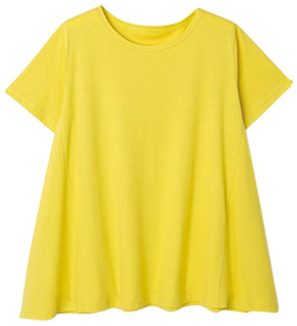 RANAN（ラナン）の「＜ＢＣ＞綿１００％ひんやりフレアーシルエットプルオーバー（カットソー）」｜詳細画像