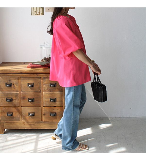 GeeRA（ジーラ）の「パフスリーブギャザーブラウス（ブラウス）」｜詳細画像