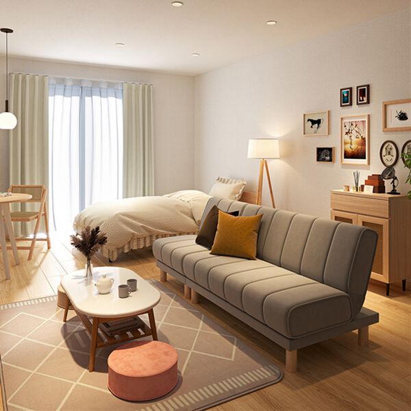 iellio（イエリオ）の「大人かわいいダブルフリル付布団カバーリング＜掛け布団カバー・ボックスシーツ・枕カバー・ずれにくい・オールシーズン・淡色＞（敷布団カバー・シーツ）」｜詳細画像