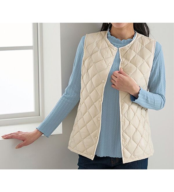 BELLUNA（ベルーナ）の「フリル衿ジャカードプルオーバー（カットソー）」｜詳細画像