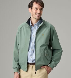 「＜ゴールデンベア＞着心地安心の綿タッチジャケット（メンズブルゾン）」｜詳細画像