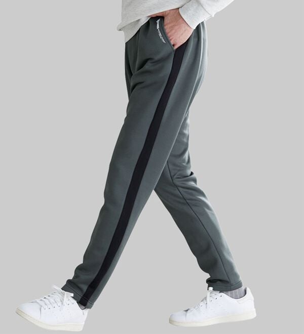 「【３本組】＜ケー・スイス＞裏起毛蓄熱保温ジャージパンツ（メンズルームウェア）」｜詳細画像