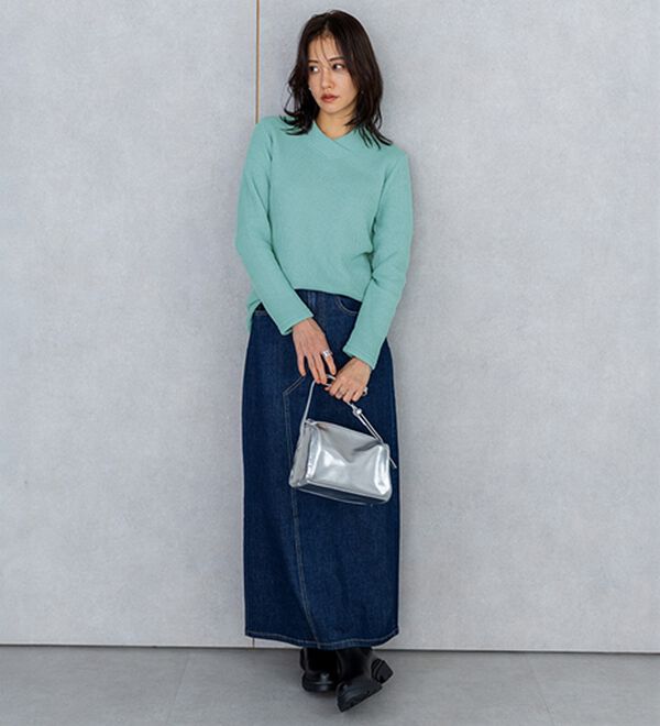 BELLUNA（ベルーナ）の「【静電気防止】ニットが苦手な方にも優しいプルオーバー（カットソー）」｜詳細画像