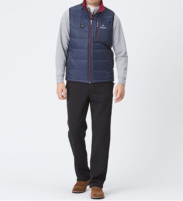 「＜ダンロップ・モータースポーツ＞秒・暖（すぐにあったか）ヒーター付ベスト（メンズベスト）」｜詳細画像