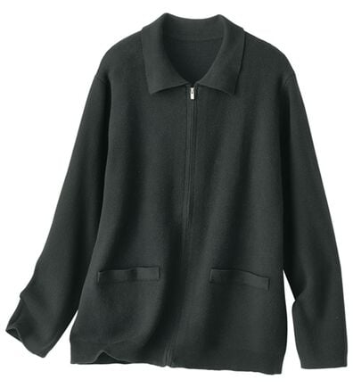 BELLUNA（ベルーナ）の「《ＨｕｇＲｅａｍコットン》ジッパーニットジャケット（その他ジャケット）」