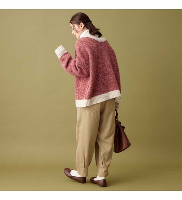 Viola e Viola（ヴィオラ エ ヴィオラ）の「ふんわりやわらか素材のゆるパンツ（フルレングスパンツ）」｜詳細画像