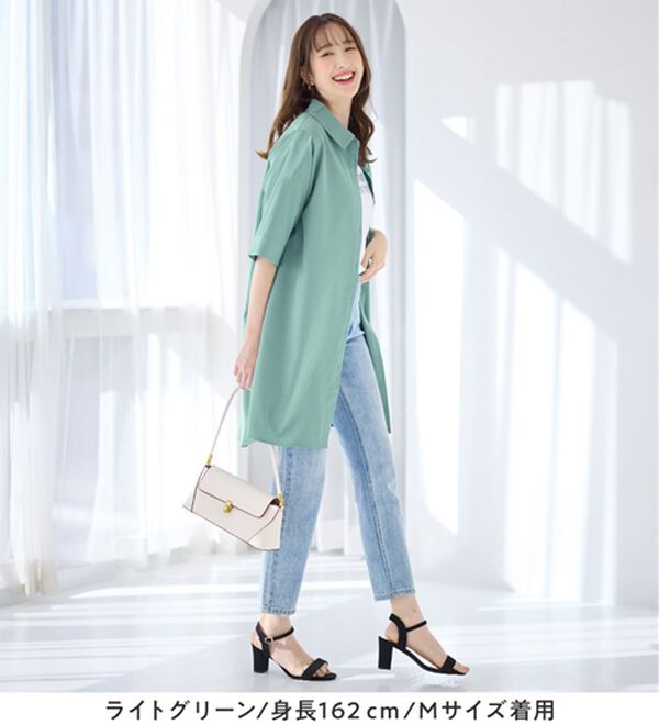 alotta（アロッタ）の「シャツチュニックワンピース（チュニックワンピース）」｜詳細画像