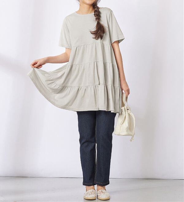 Viola e Viola（ヴィオラ エ ヴィオラ）の「【５つの機能付】ティアードチュニック（チュニック）」｜詳細画像