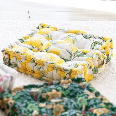 「高級ゴブラン織厚みたっぷりクッキークッション（チェアカバー・チェアパッド）」