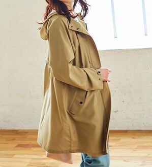 BELLUNA（ベルーナ）の「はっ水！ＵＶ対策ロングコート（ポーチ付）（ハーフコート）」｜詳細画像