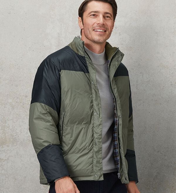 「＜コムルヴァン・オム＞洗えるフレンチダウン切替ジャケット（メンズダウンジャケット）」｜詳細画像