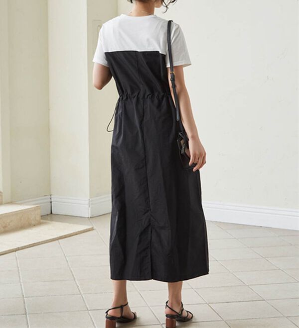 RANAN（ラナン）の「ワークデザインドッキングワンピース（ドッキングワンピース）」｜詳細画像