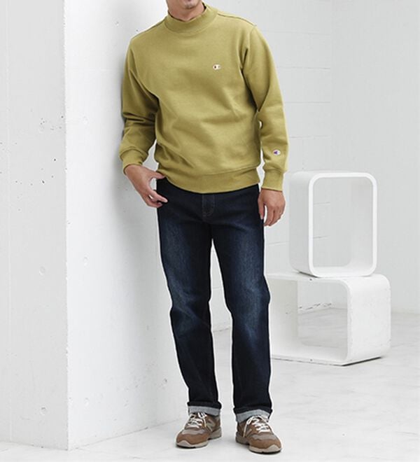 「＜チャンピオン＞モックネック裏起毛トレーナー（メンズトレーナー）」｜詳細画像