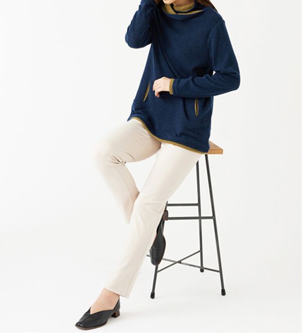 BELLUNA（ベルーナ）の「衿デザイン配色チュニック（チュニック）」｜詳細画像