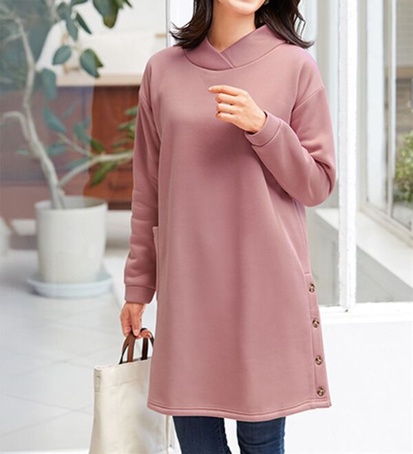 LAVIENNE（ラヴィエンヌ）の「【３枚組】サイドボタンが可愛いかっぽう（エプロン）」｜詳細画像