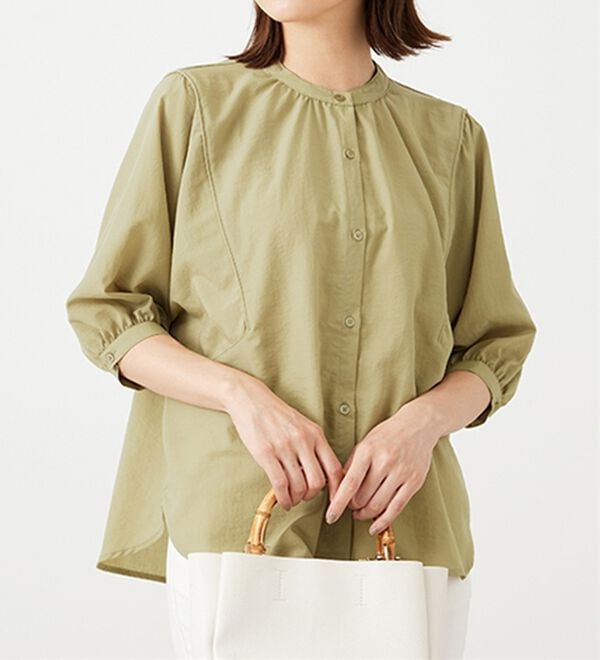 BELLUNA（ベルーナ）の「袖切替ドルマンデザインブラウス（ブラウス）」｜詳細画像