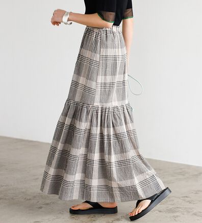 GeeRA（ジーラ）の「フレアーボリュームマキシスカート（ロングスカート）」